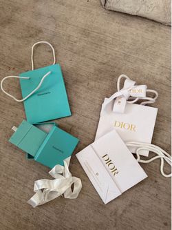Tiffany & Co + Dior mini bags and bows