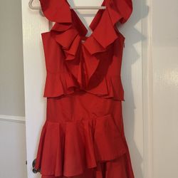 NWT! Rebecca Taylor Red Dress (Sz 2) 