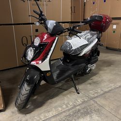 BMS 150cc Scooters 55MPH  70MPG At Turbopowersports com  0.00%  Financial 12 Months $1499  free shipping