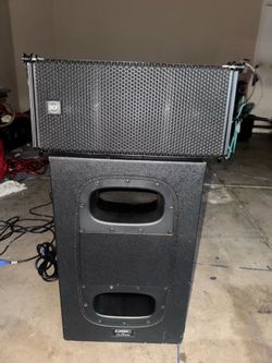 QSC Y RCF LINE ARRAY LIKE NEW