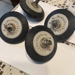 SET OF 4 LG DRYER ROLLERS NEW 