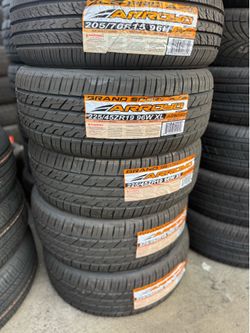 225/45ZR19 ARROYO (4) NEW TIRES INSTALLATION AND BALANCE 40,000 MILES WARRANTY