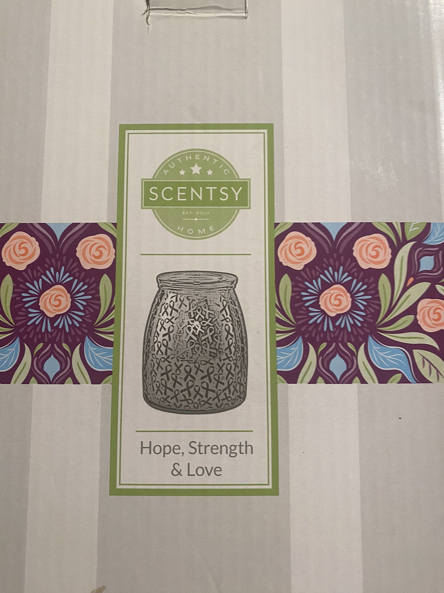 NEW Scentsy Hope Strength Love Warmer 