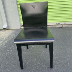 Black chairs 