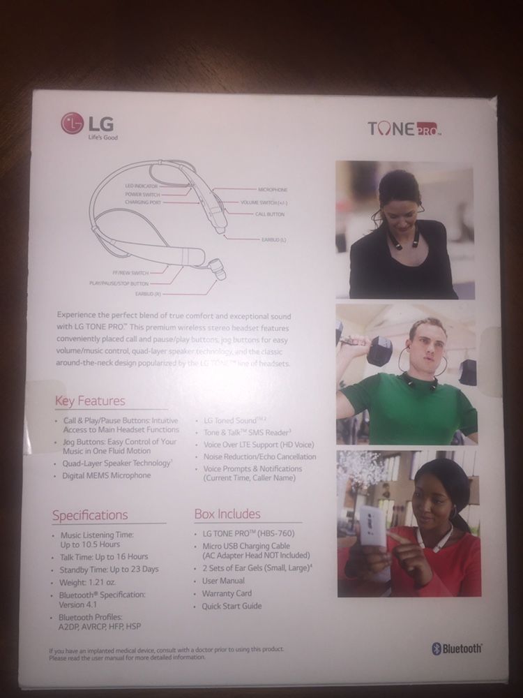 LG Wireless Stereo Headset