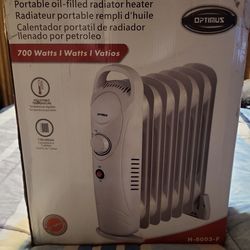Optimus Portable Oil Filled Radiator Heater