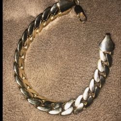 $60 Cuban Bracelet 14k Gold Plated