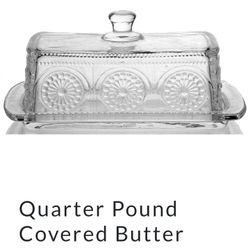 Adelaide Quarter Pound Covered Butter Dish