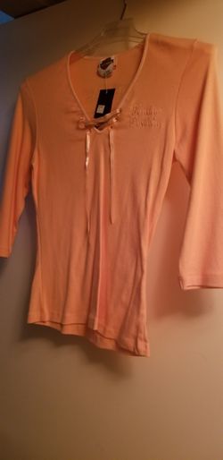 New Harley Davidson Womans Lace up Top