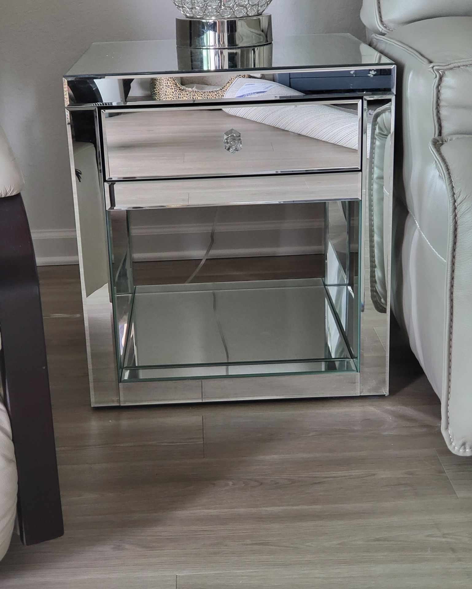 Elegant Glass Side Tables 2 