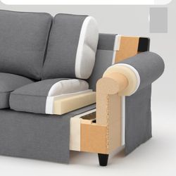 SOFA $35 & ottoman $1O ikea ektorp