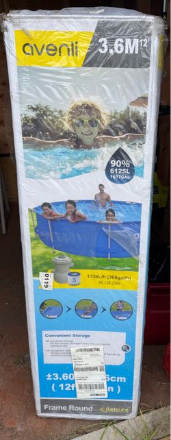 Swimming pool with the cover