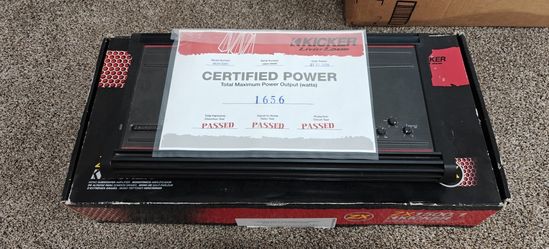 1500W Kicker Mono Block Amp, USED
