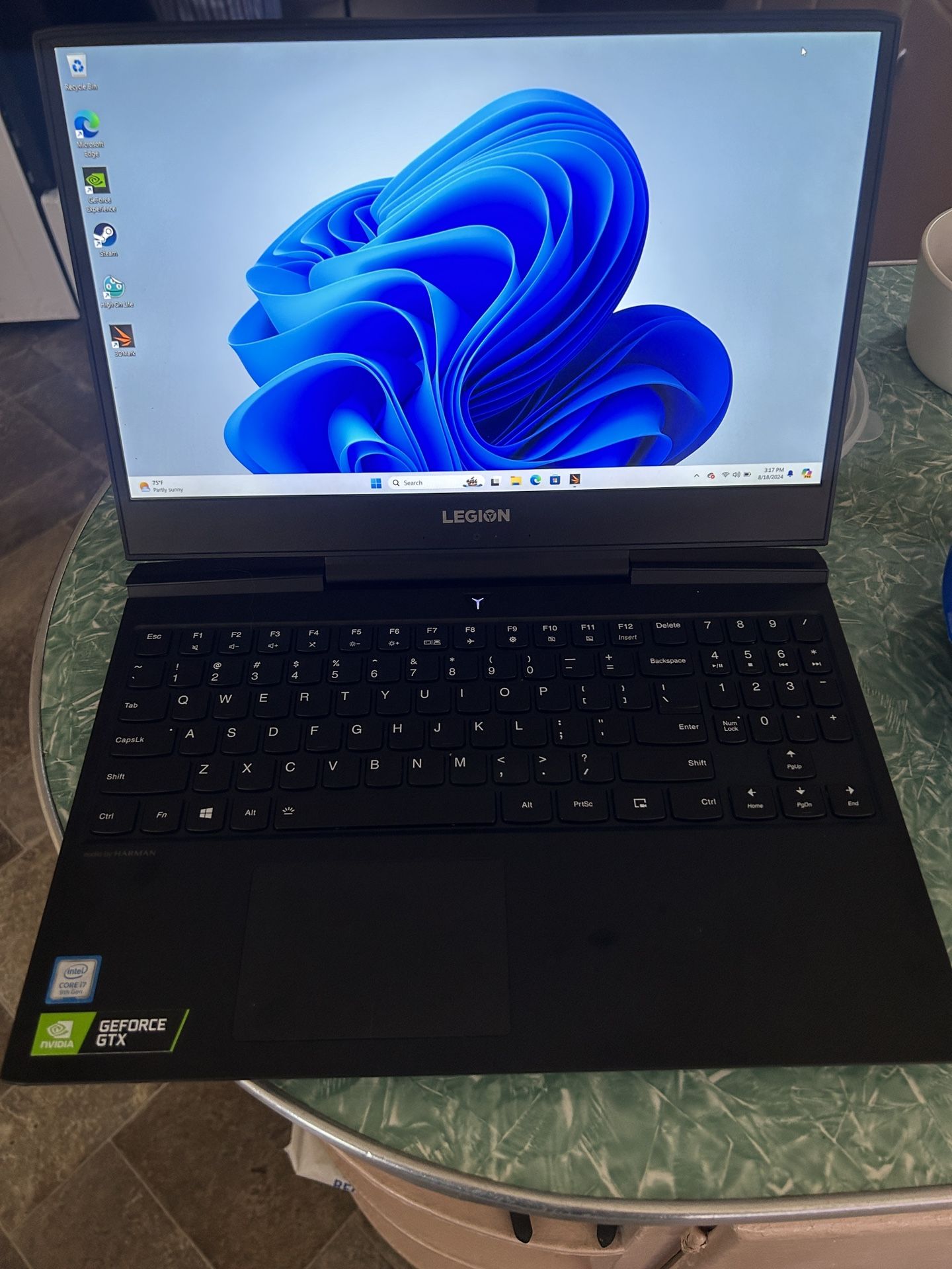 Lenovo Legion Gaming Laptop - 15.6" 144Hz, i7 9750H, 16GB RAM, 1660 Ti, 512GB