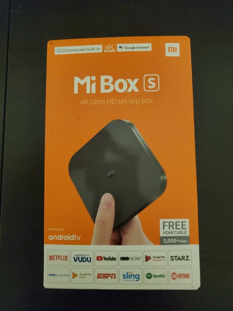 Mi Box S 4K HDR Android TV with Chromecast built-in