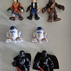 Hasbro Star Wars Galactic Heroes Mini Figure Lot Of 7