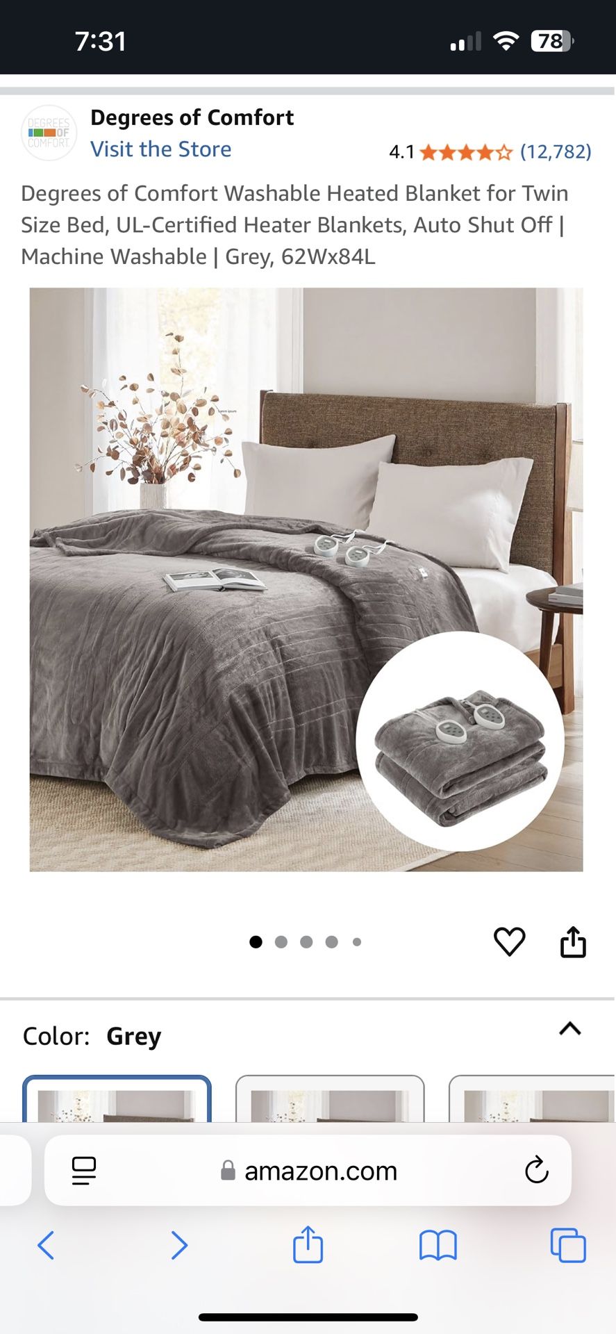 Amazon Twin Bed Electric Blanket Heated Blanket In Store Near Me