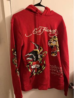 Red Ed Hardy Hoodie