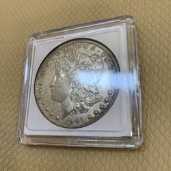 1901 O Morgan Silver Dollar