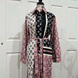 2way Color L*V Polo Dress