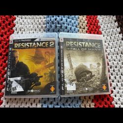 Resistances Fall of Man & 2 for PS3