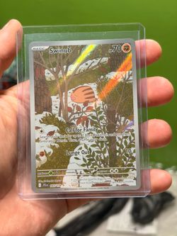 Pokémon Swinub IR - 165/159 - Journey Together - Mint