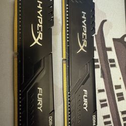 2 DDR4  GB ram sticks
