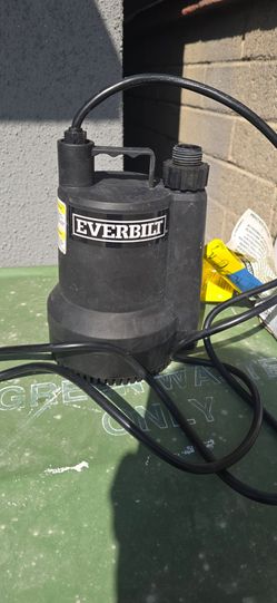1/6 HP Plastic Submersible Utility Pump