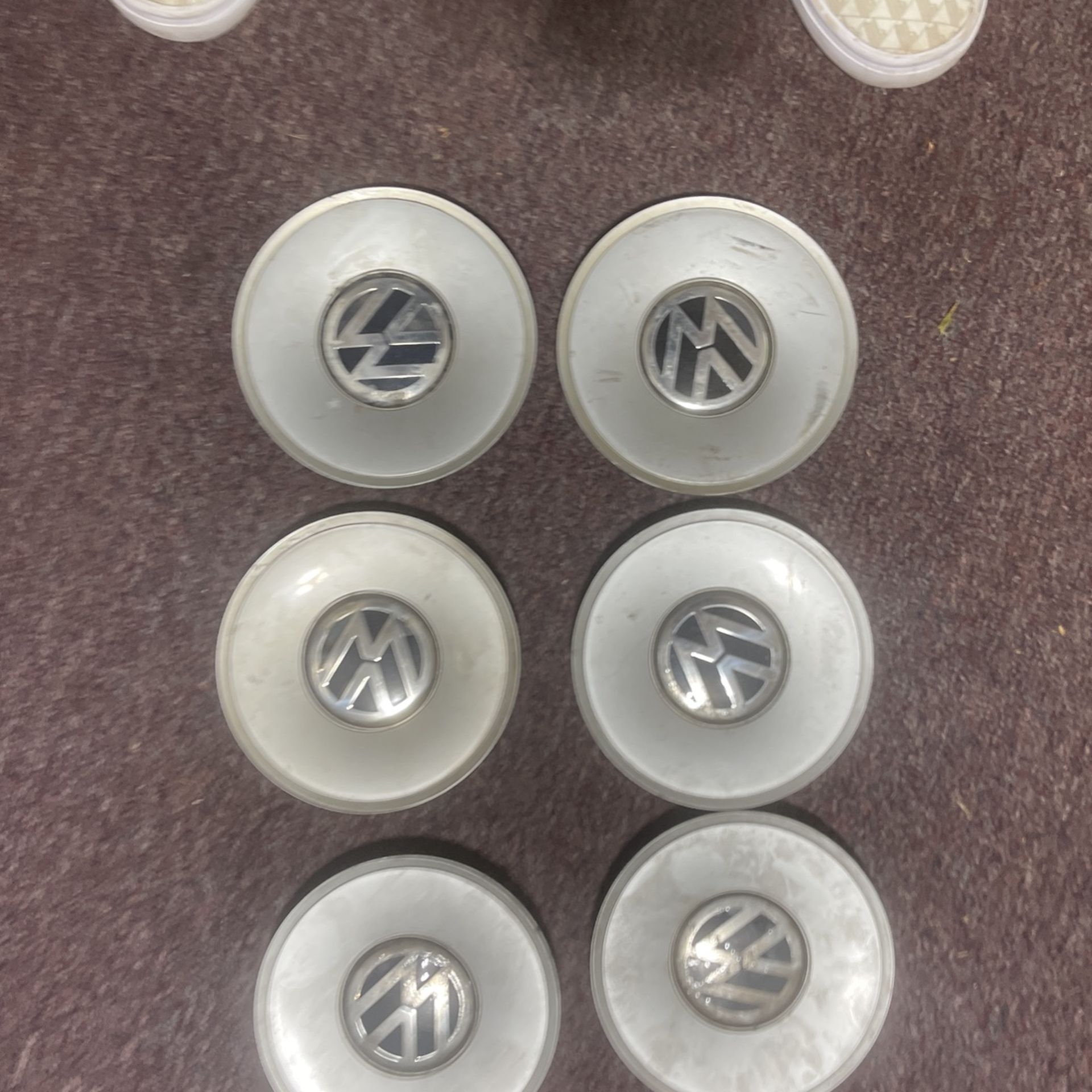6 VW Wheels Caps 