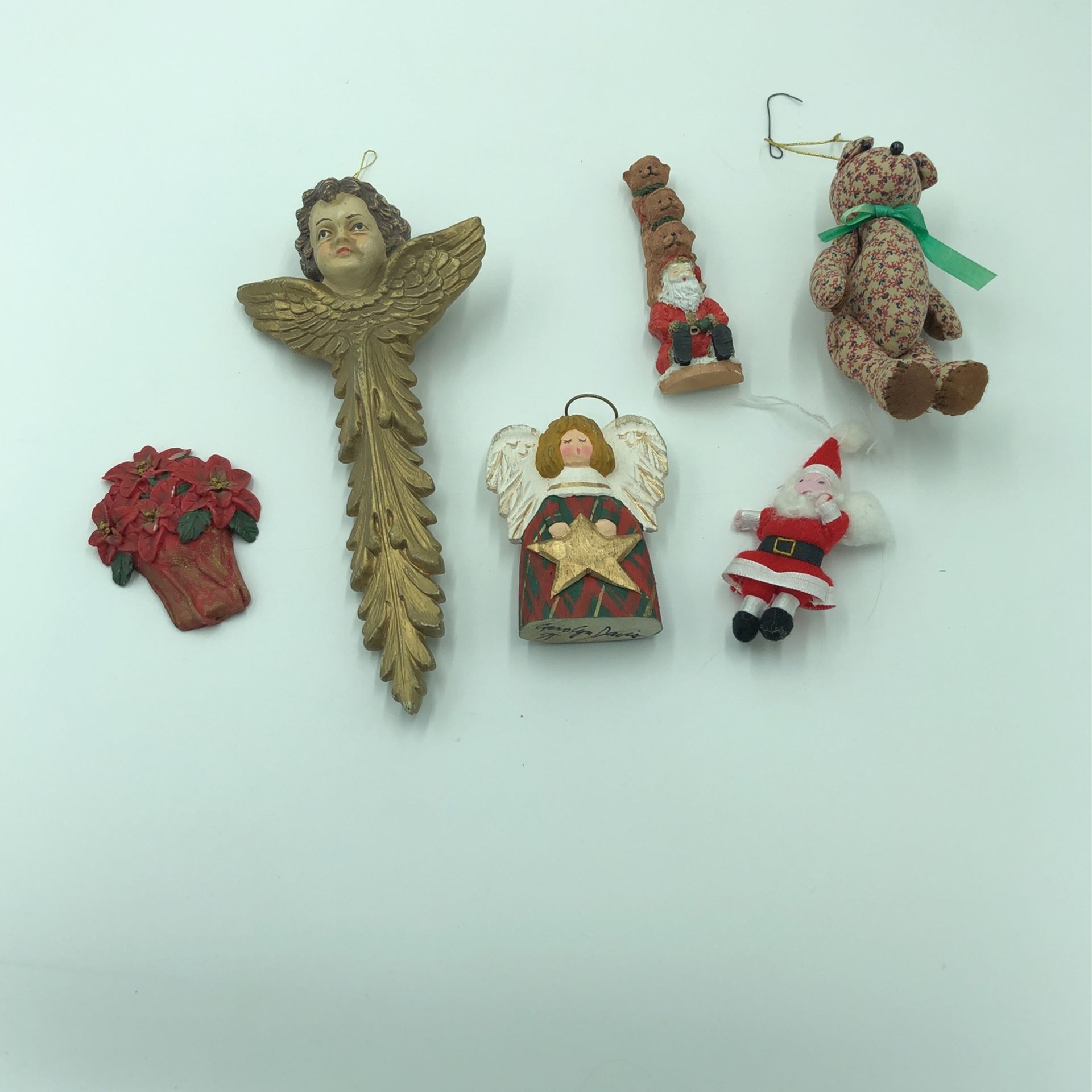 Vintage Tree Ornaments and Refrigerator Magnets