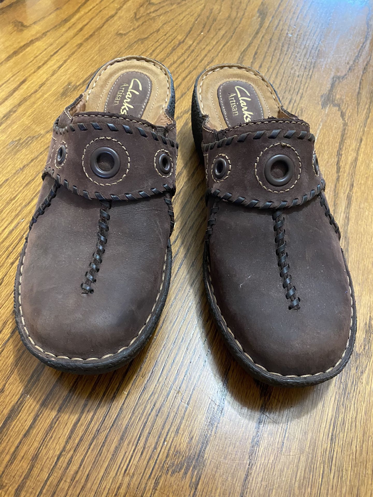 Clarks Artisan Leather Clogs And Trappers Hat for Sale in Rogersville ...