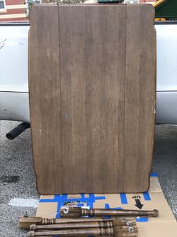 Heywood Wakefield vitange drop leaf table.