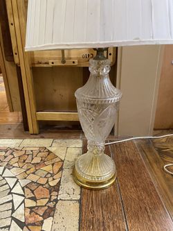 Vintage crystal lamp