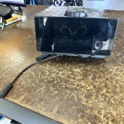 The side-by-side front display with camera and glove box included