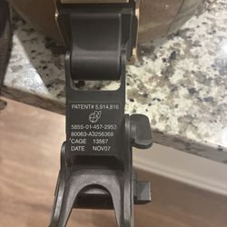 Ballistic ACH Helmet w/ Rhino NVG Mount + SureFire Light – Military Issue Setup
