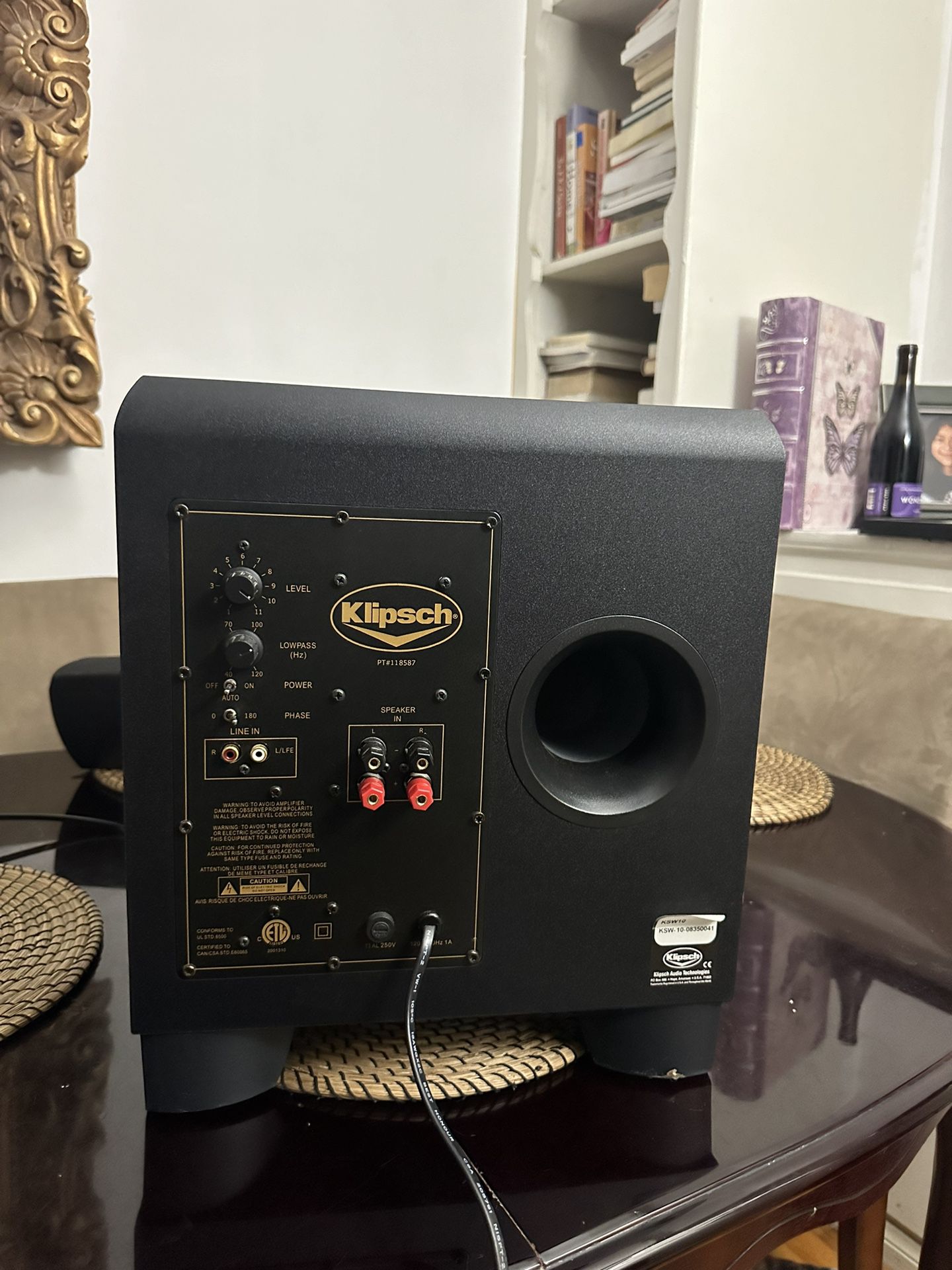 Klipsch Subwoofer. Ready To Go Only $99