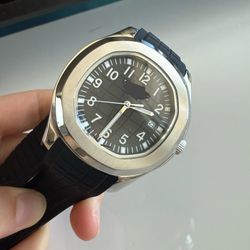 Men Luxury Watch Silver And Black