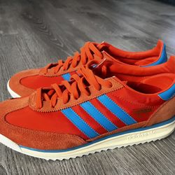 Adidas Low SL 72 RS Orange Blue Shoes Size 10.5