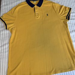 Polo Ralph Lauren Yellow Shirt XXL TTG
