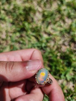 Adjustable Opal Ring