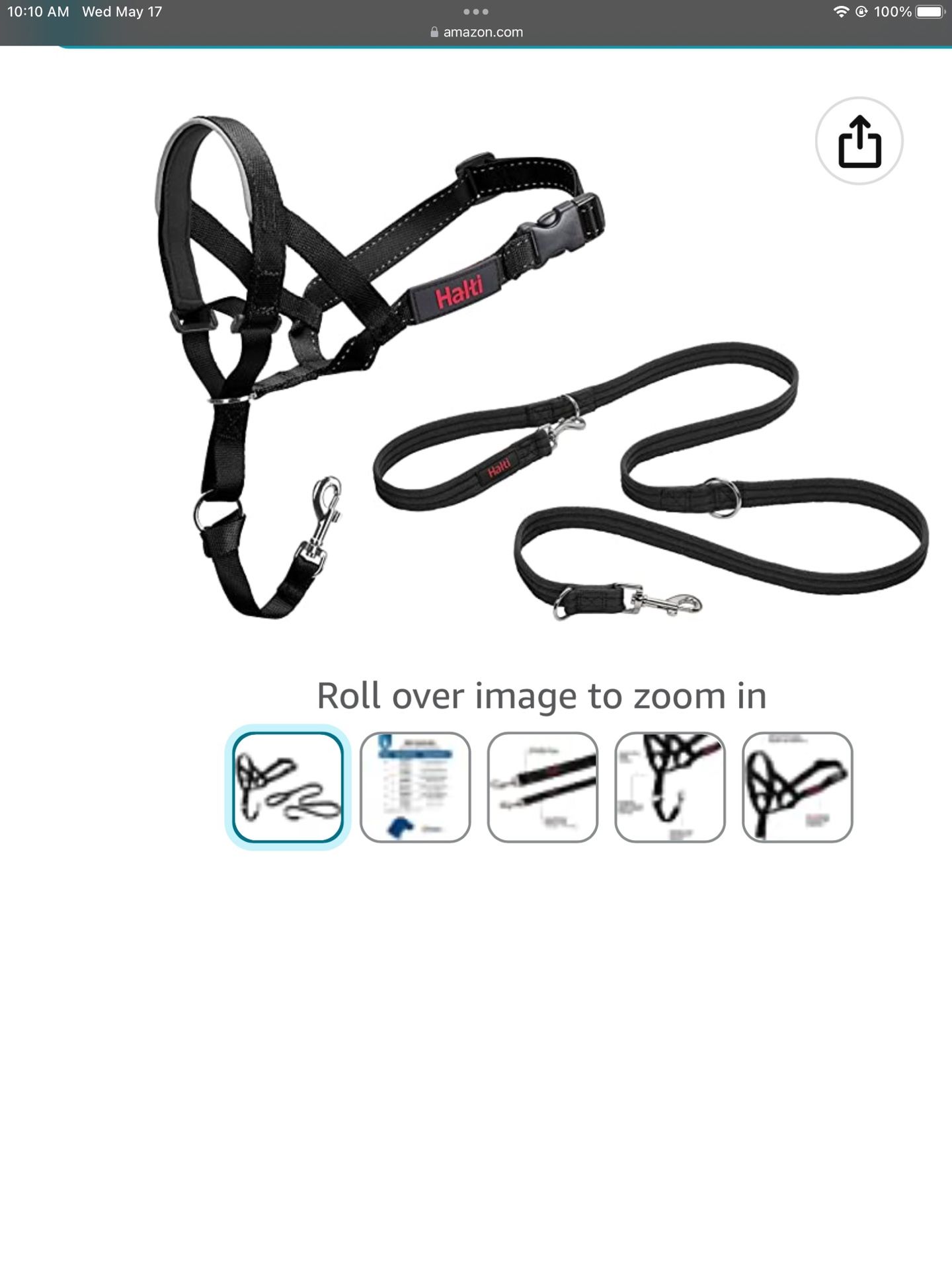 Halti Dog Head Collar No Pull Training