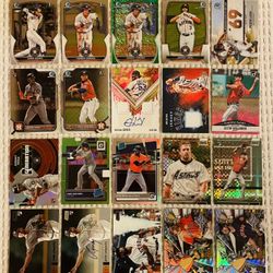 Houston Astros 40 Card Baseball Lot! Rookies, Prospects, Refractors, Prizms, Autographs, Memorabilia, Relics, Short Prints, Variations & More!