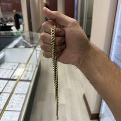 9mm 14k 22 inch Miami Cuban  120.8gram