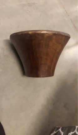 Vintage teak bowl