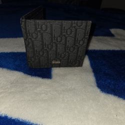 DIOR Wallet Black  Dior Oblique Jacquard  Men