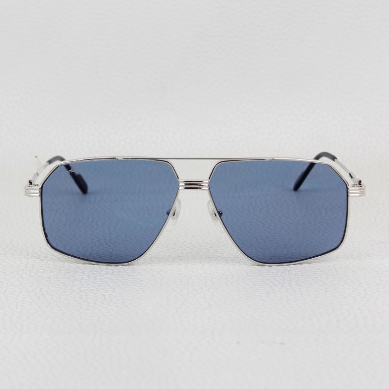Cartier Men’s Core Pilot Silver Première de Cartier Sunglasses CT0270S