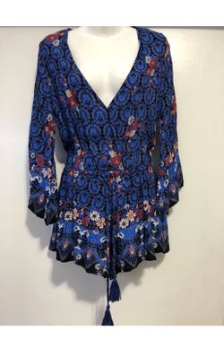 Red romper , & blue romper