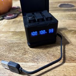 triple gopro portable charger 