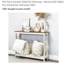 NEW  IN BOX Console table - unopened - still in box - new