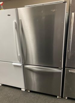 Whirlpool Bottom Freezer Stainless Refrigerator
